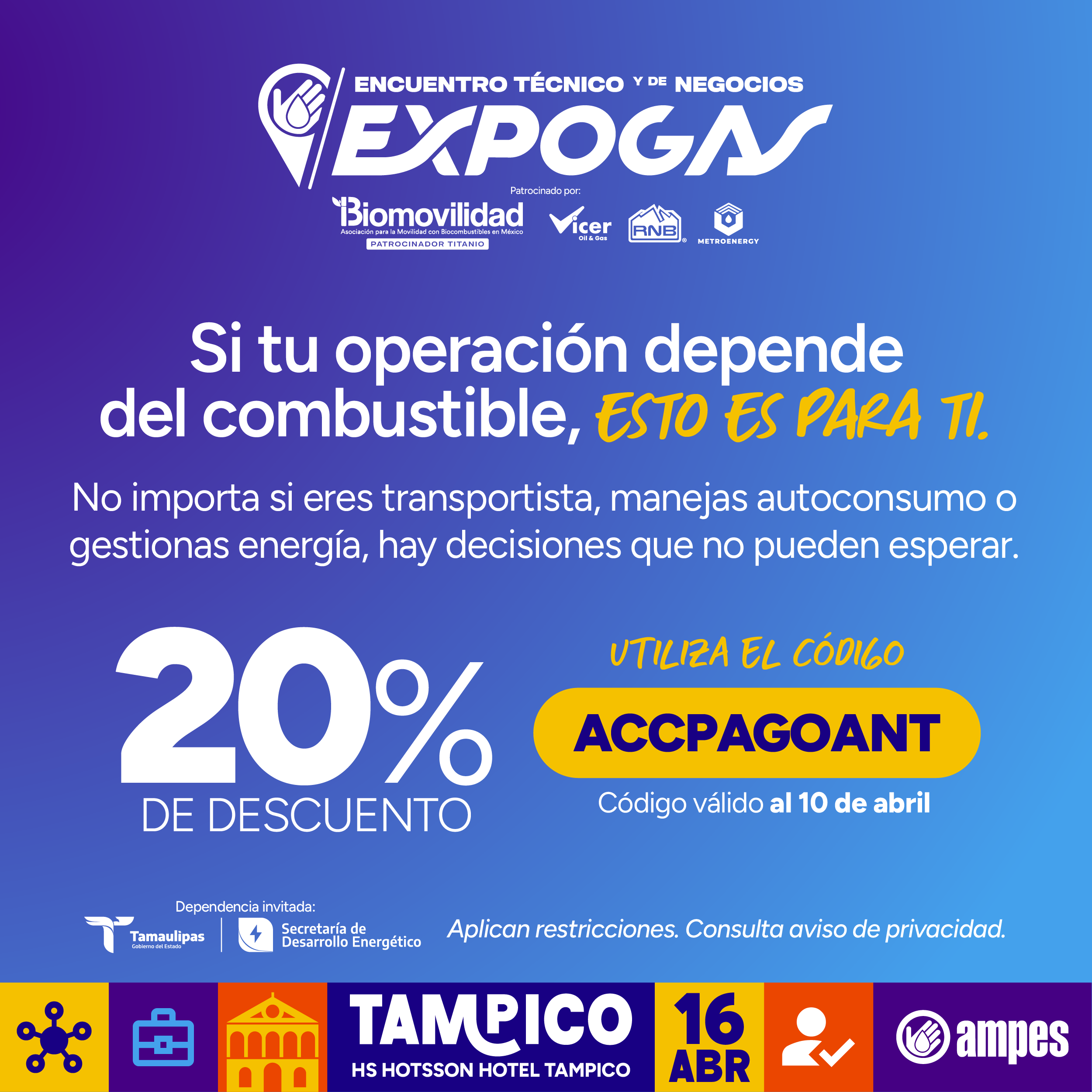 Aprovecha los descuentos exclusivos para público en general
